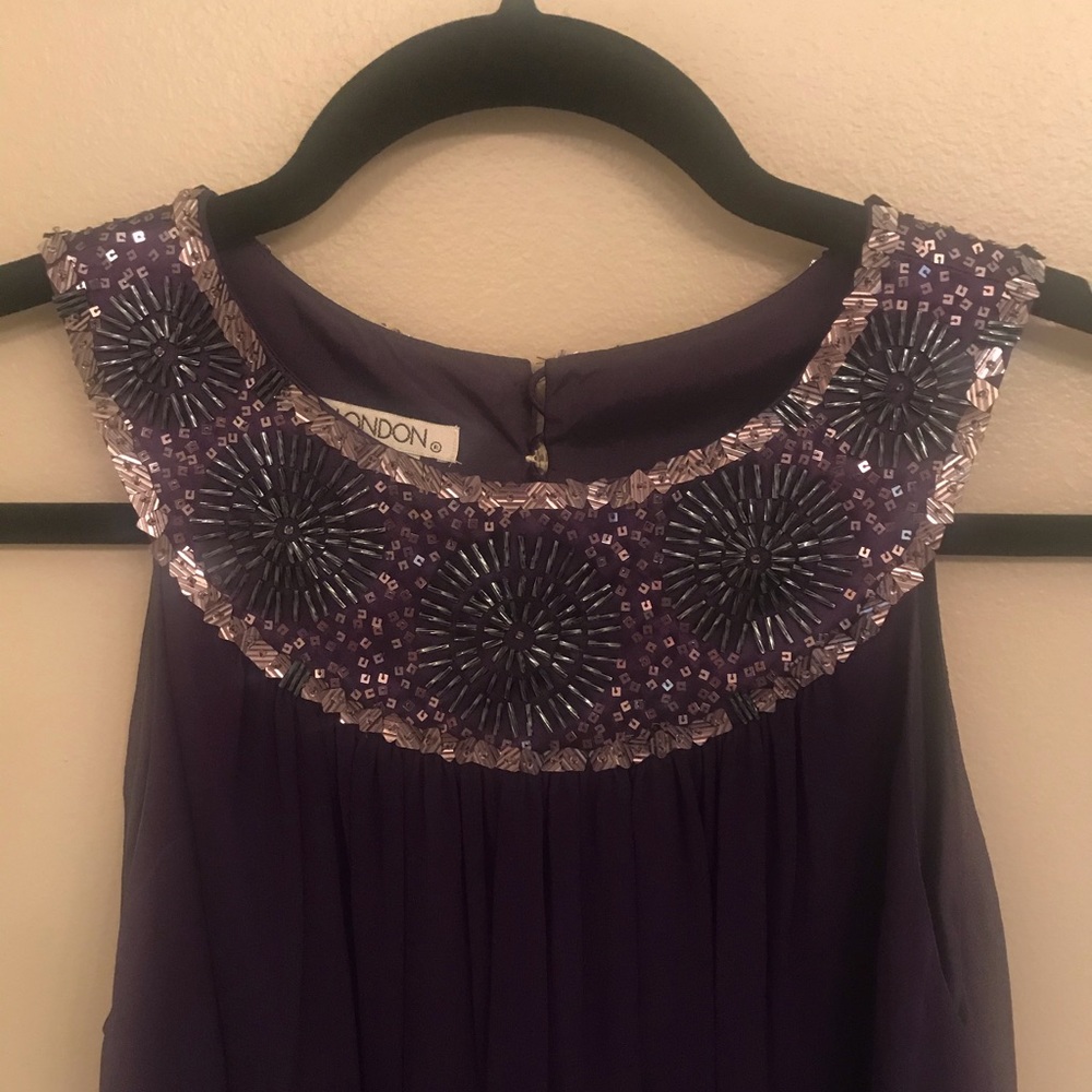Maggy London Purple Cocktail Dress, size 6